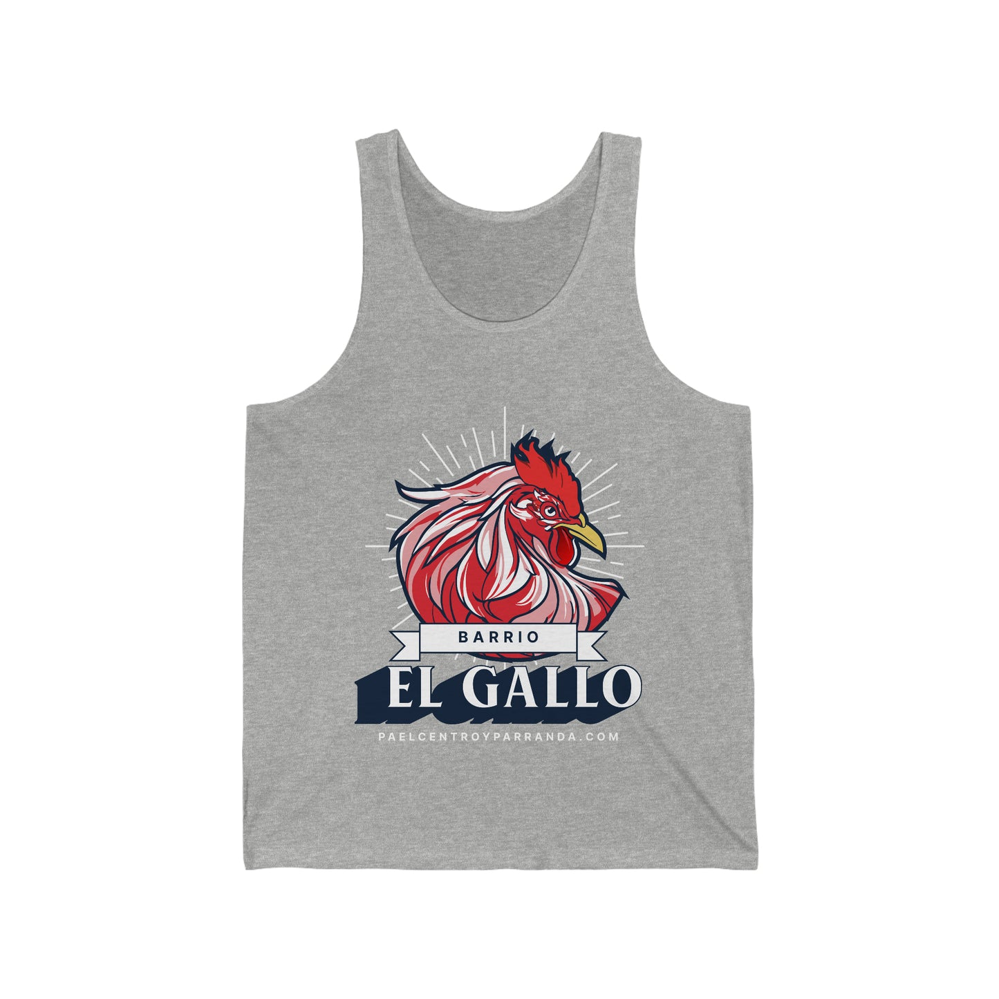El Gallo, Chambas. Unisex Jersey Tank