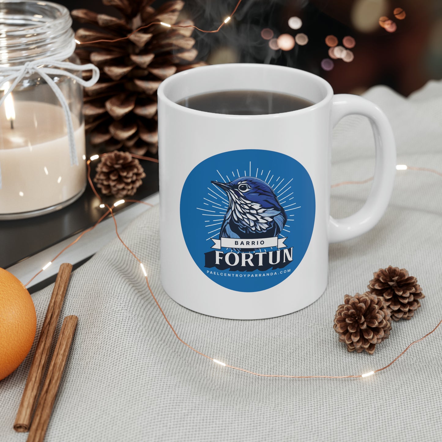 Fortún, Placetas. Ceramic Mug, 11oz