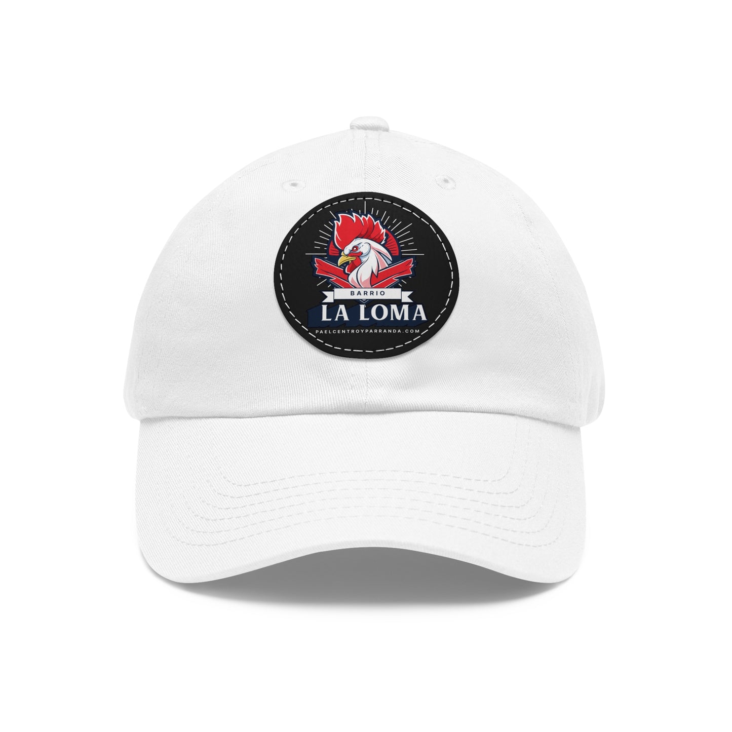La Loma, Yaguajay. Dad Hat with Leather Patch (Round)