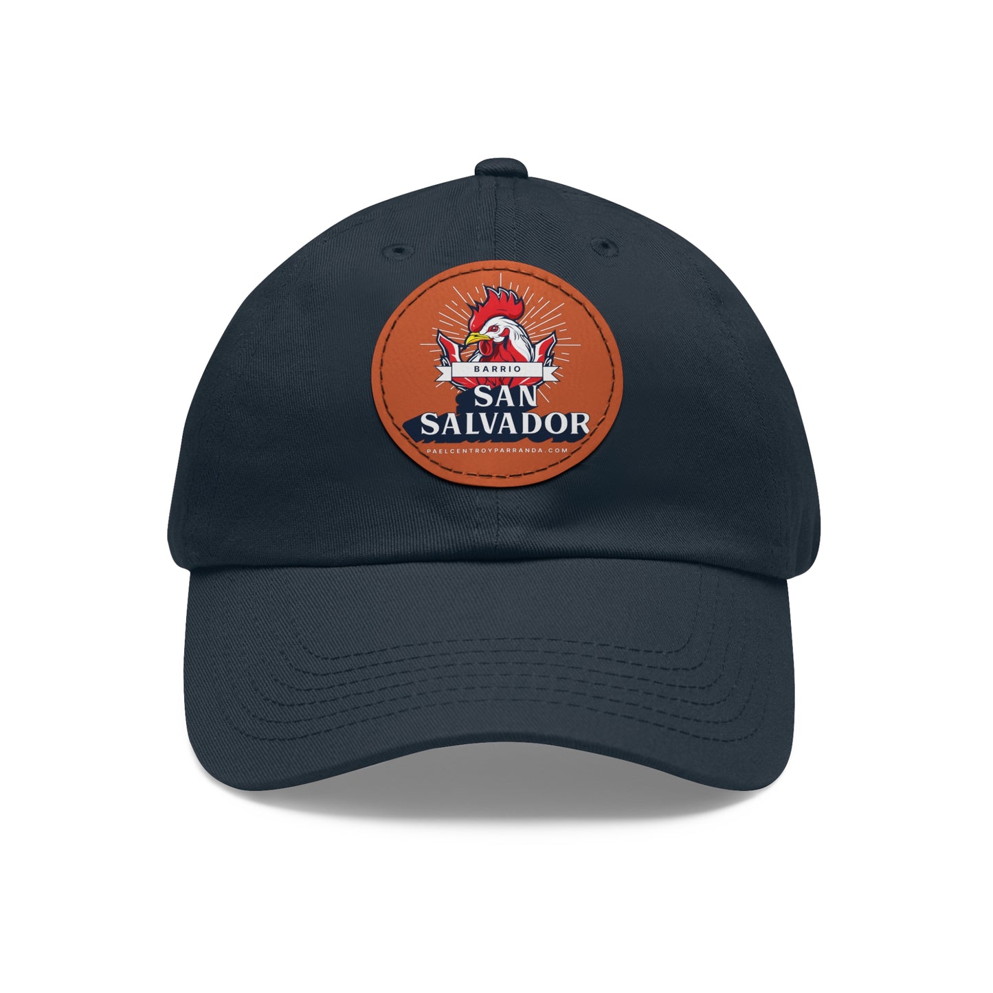 San Salvador, Remedios. Dad Hat with Leather Patch (Round)
