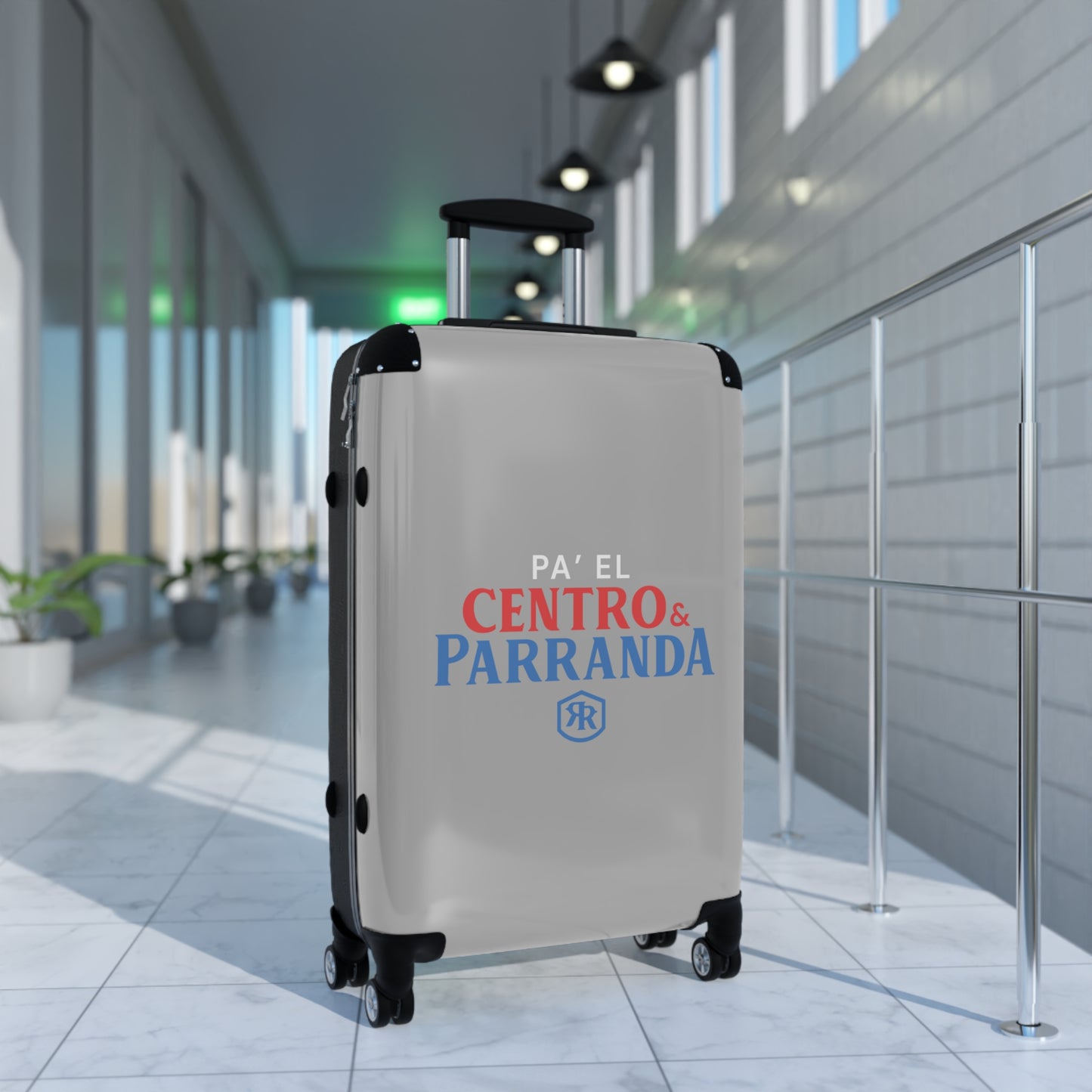 Pa´ el centro y parranda. Suitcase