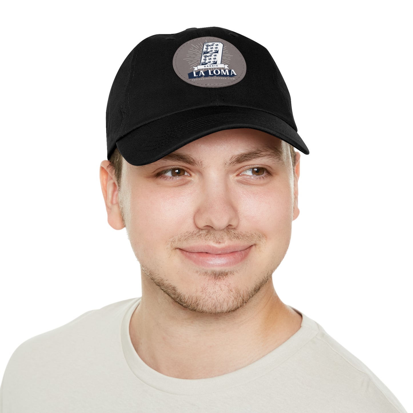 La Loma, Buenavista. Dad Hat with Leather Patch (Round)