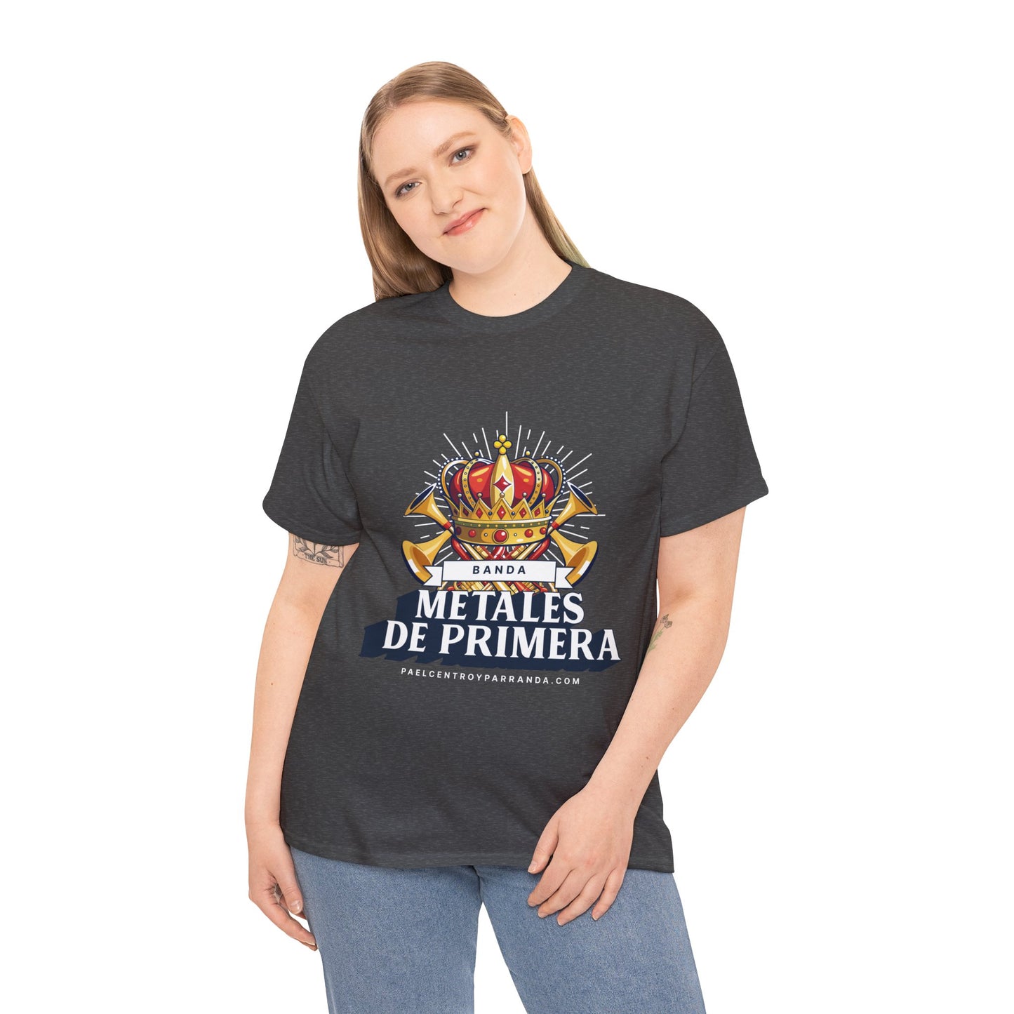 Metales de Primera. (adults) Unisex Heavy Cotton Tee