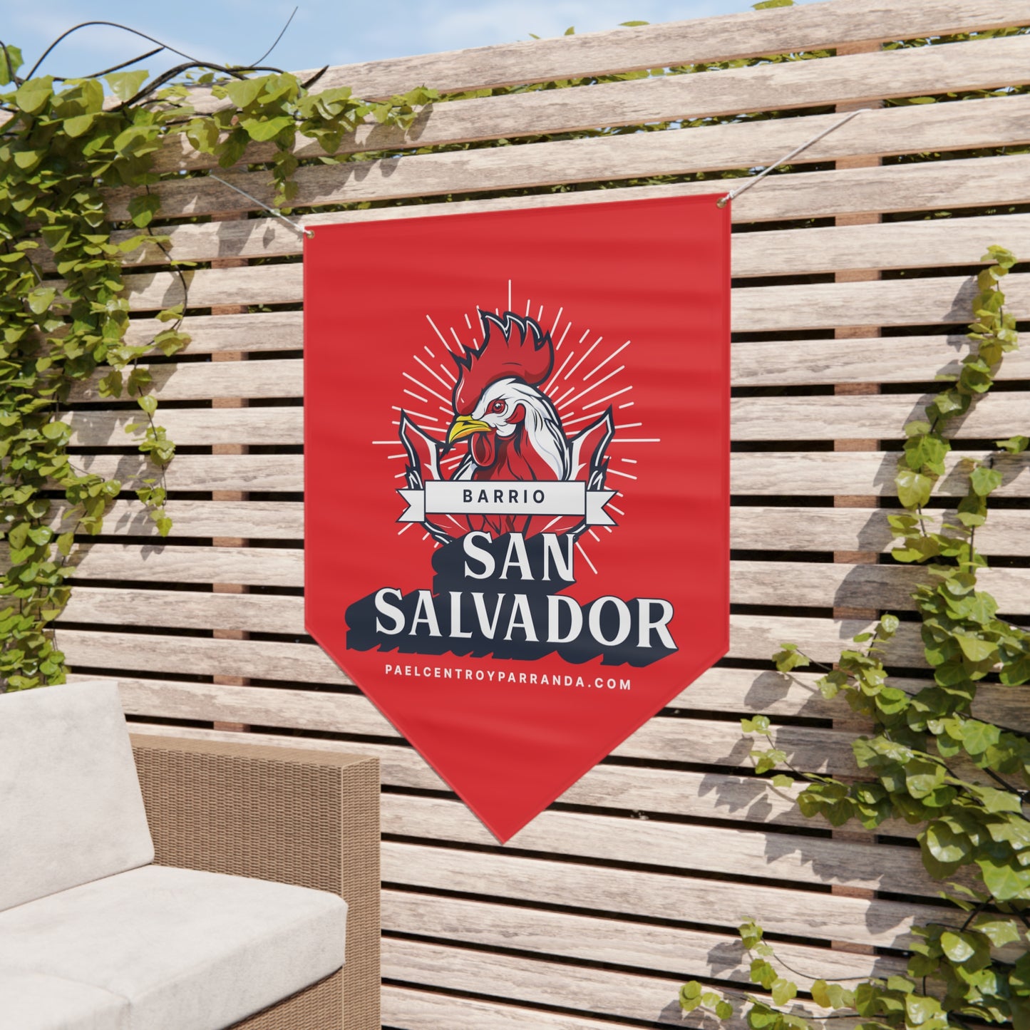 San Salvador, Remedios. Pennant Banner