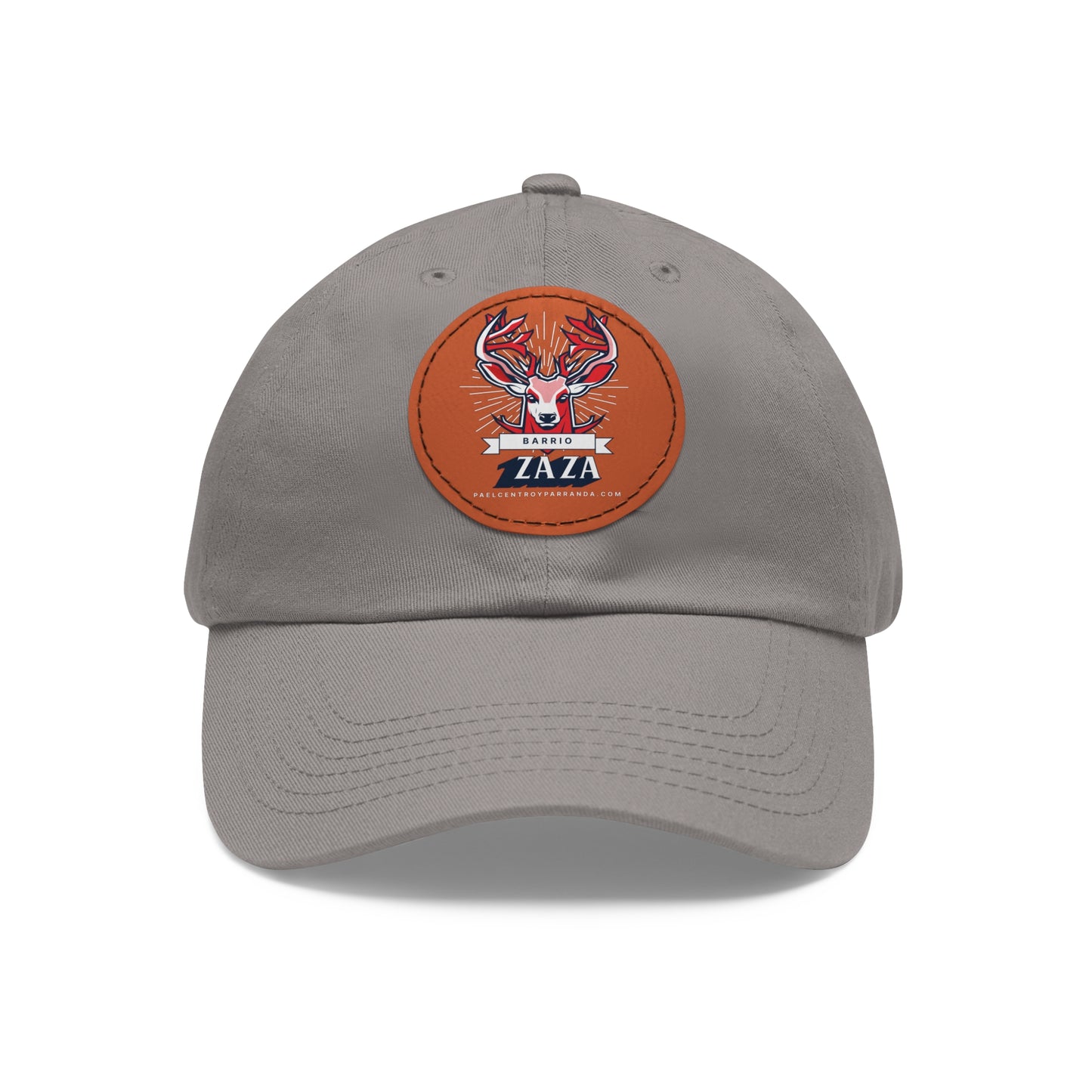 Zaza, Placetas. Dad Hat with Leather Patch (Round)