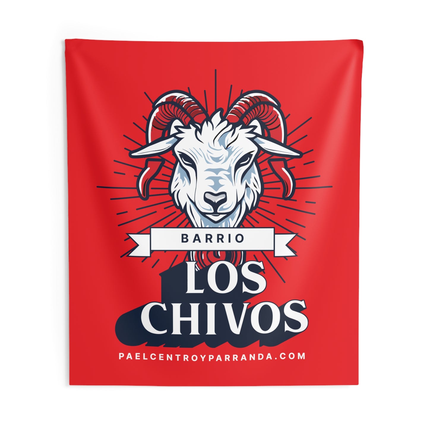 Los Chivos, Calabazar de Sagua. Vertical. Indoor Wall Tapestries