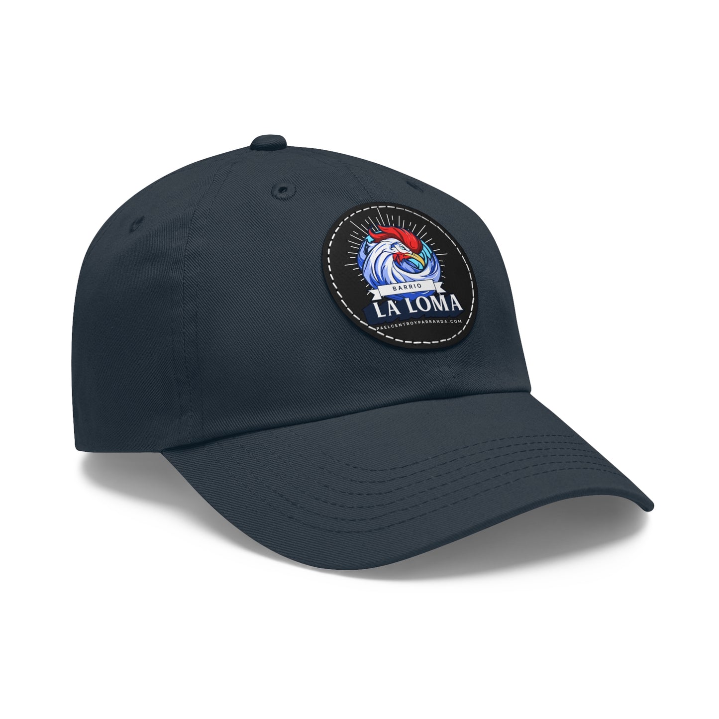 La Loma, Caibarién. Dad Hat with Leather Patch (Round)
