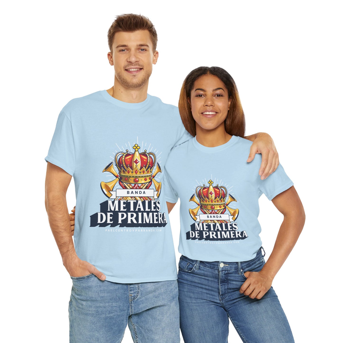 Metales de Primera. (adults) Unisex Heavy Cotton Tee