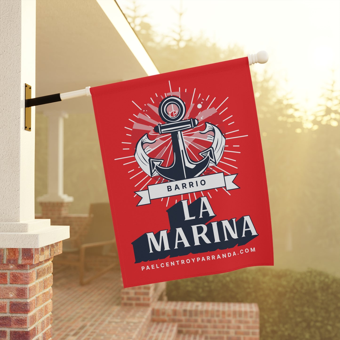La Marina, Caibarién. Garden & House Banner