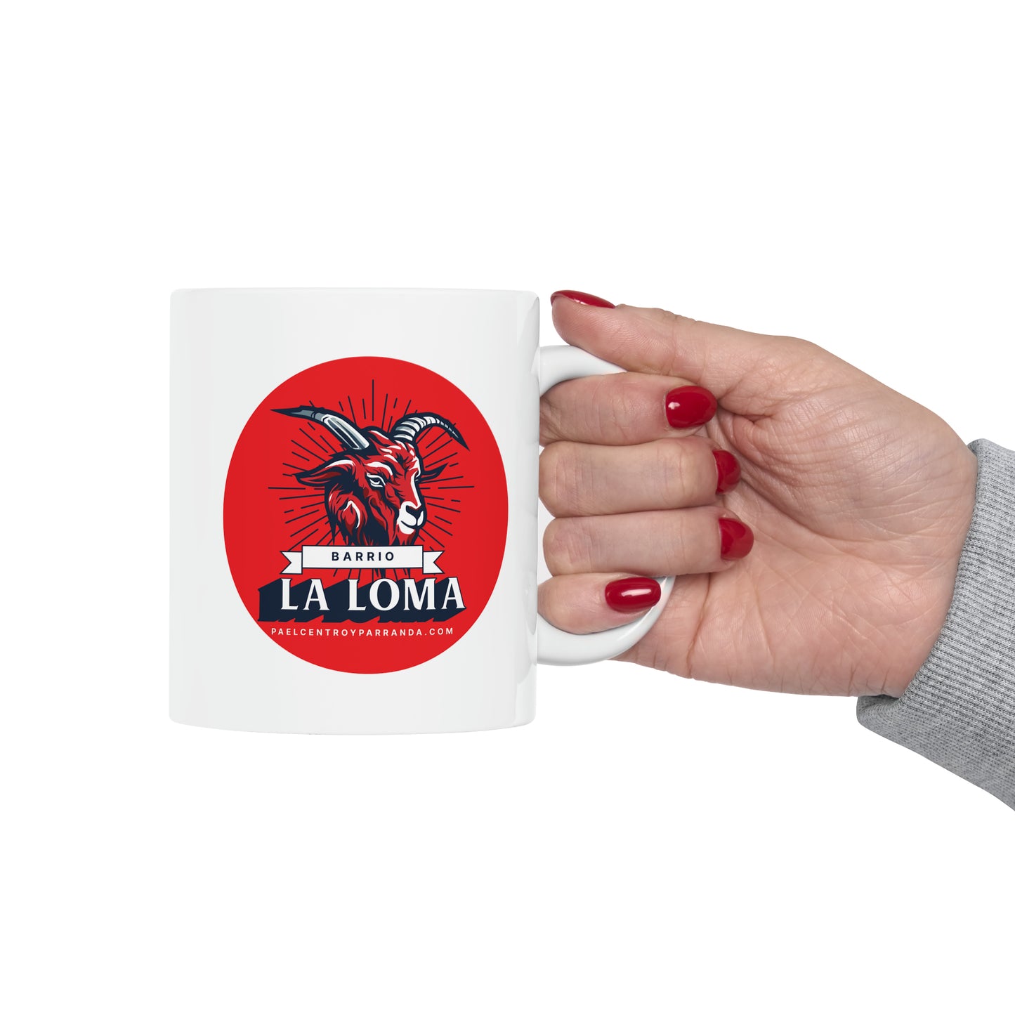La Loma, Guayos. Ceramic Mug, 11oz