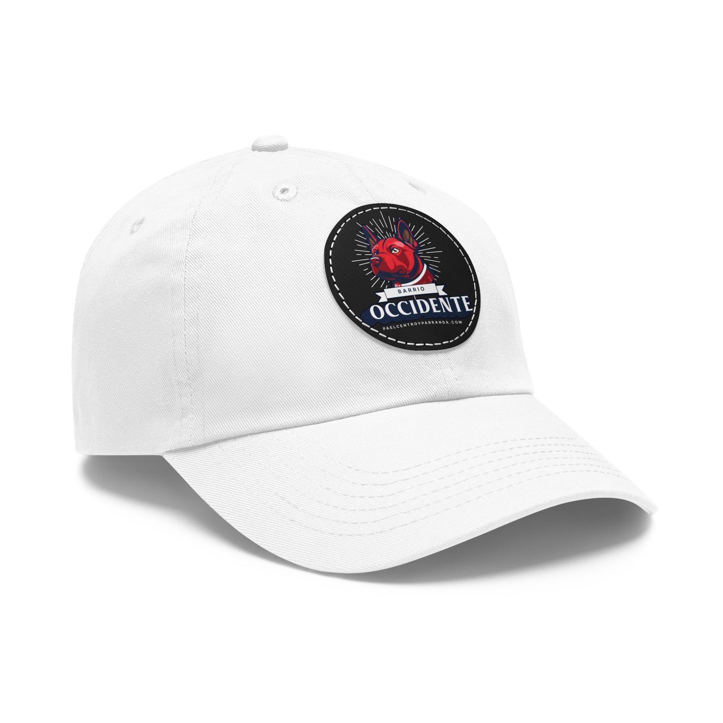 Occidente, Zaza del Medio. Dad Hat with Leather Patch (Round)