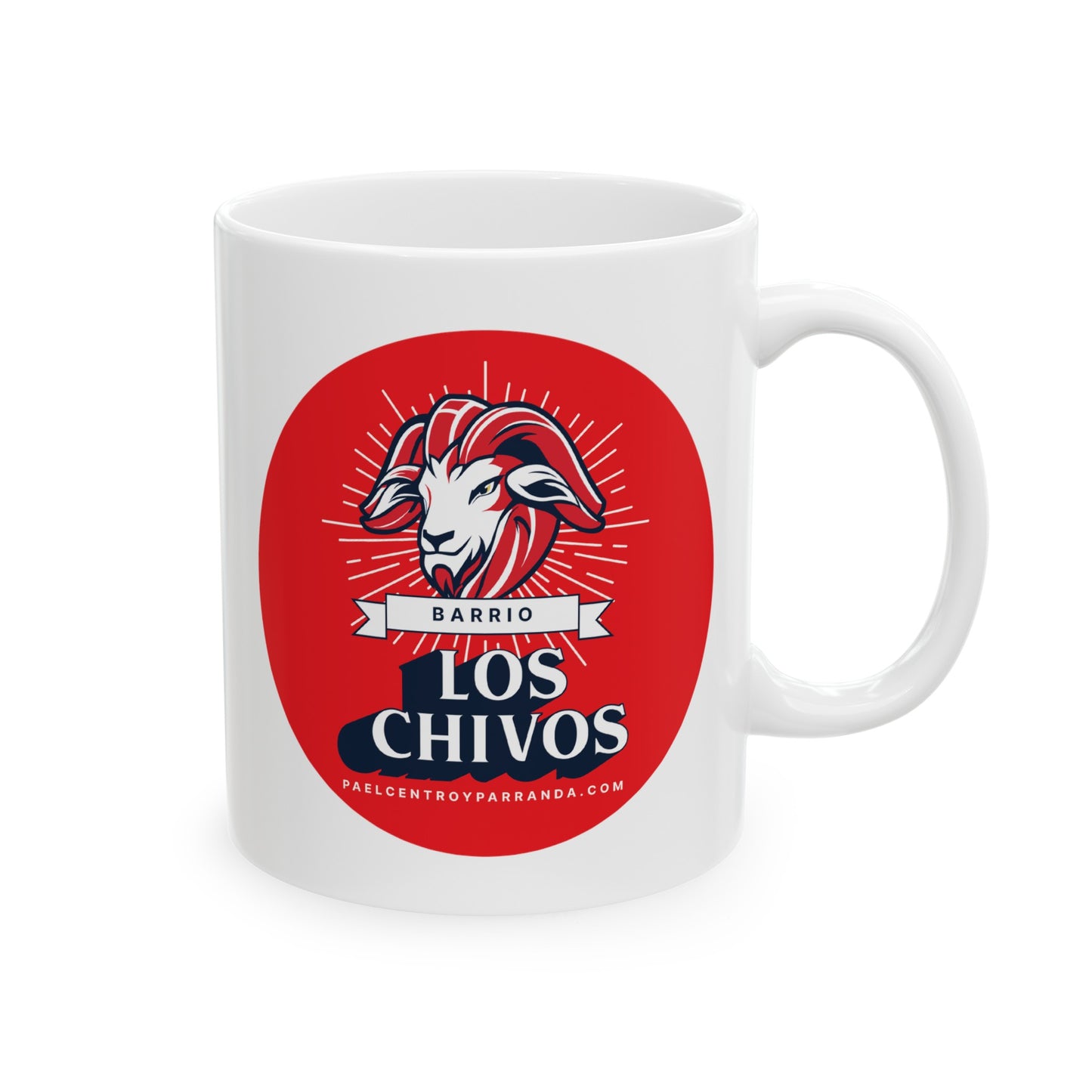 Los Chivos, Encrucijada. Ceramic Mug, 11oz