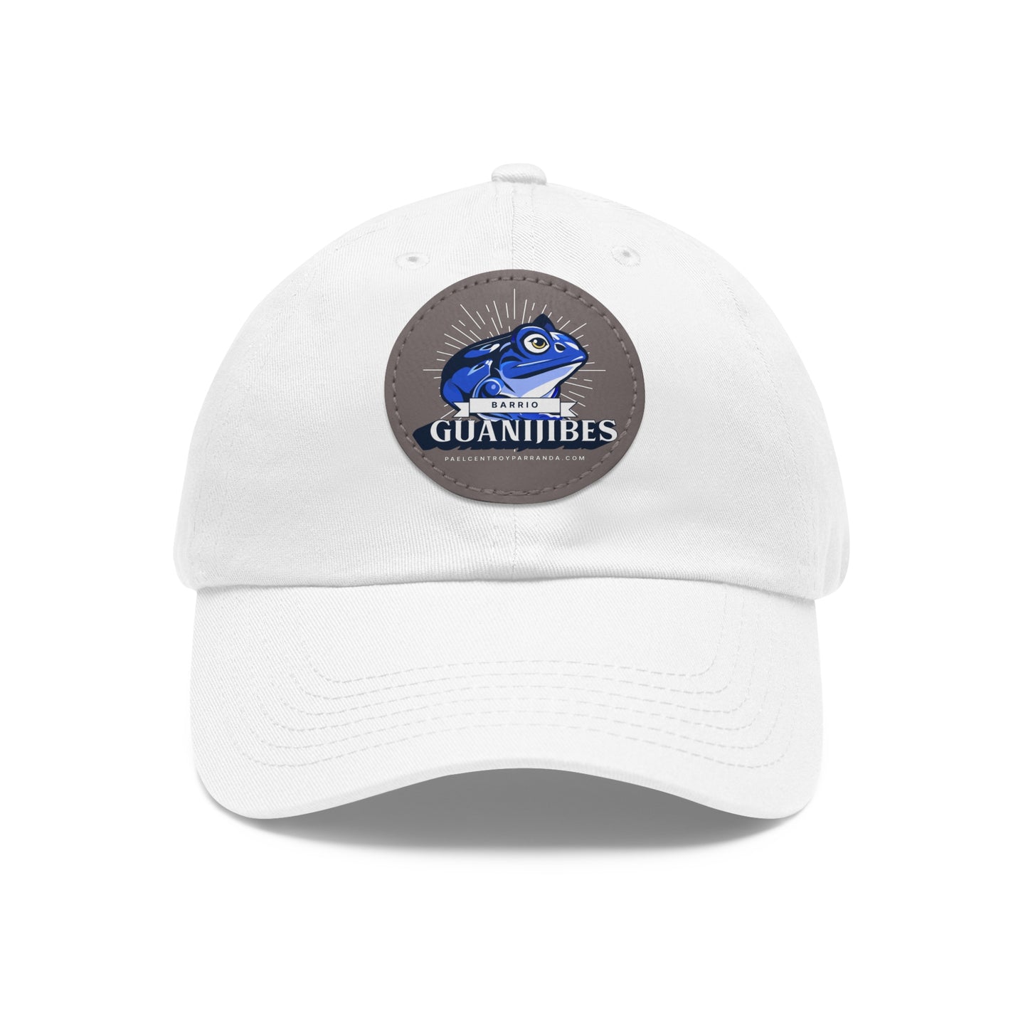 Guanijibes, Zulueta. Dad Hat with Leather Patch (Round)