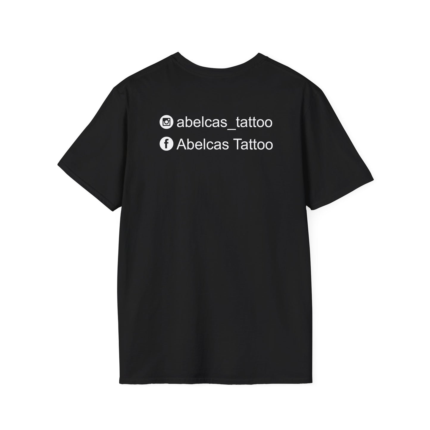 Abelcas Tattoo Unisex Softstyle T-Shirt - Stylish Tattoo Artist Apparel