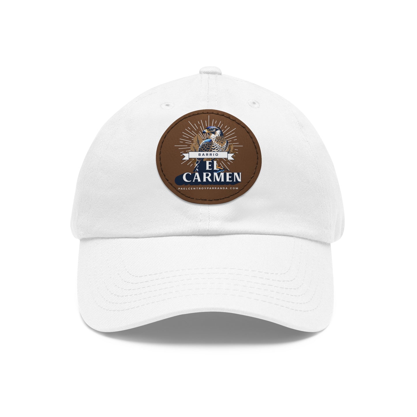 El Carmen, Remedios. Dad Hat with Leather Patch (Round)