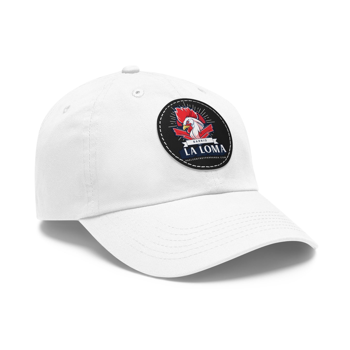 La Loma, Yaguajay. Dad Hat with Leather Patch (Round)