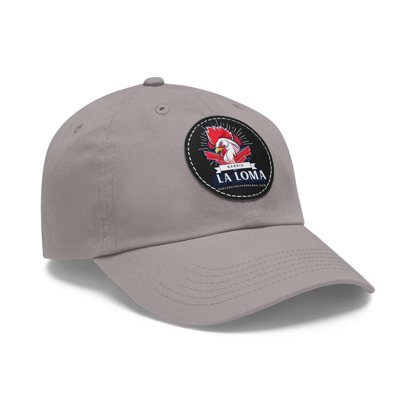 La Loma, Yaguajay. Dad Hat with Leather Patch (Round)