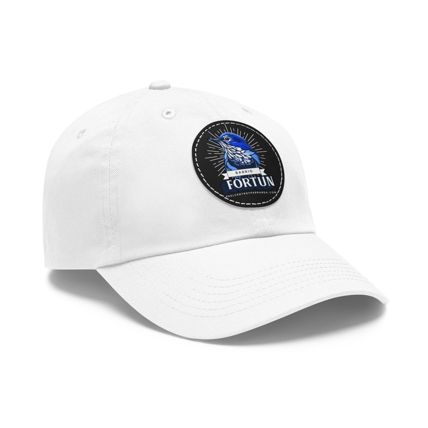 Fortún, Placetas. Dad Hat with Leather Patch (Round)