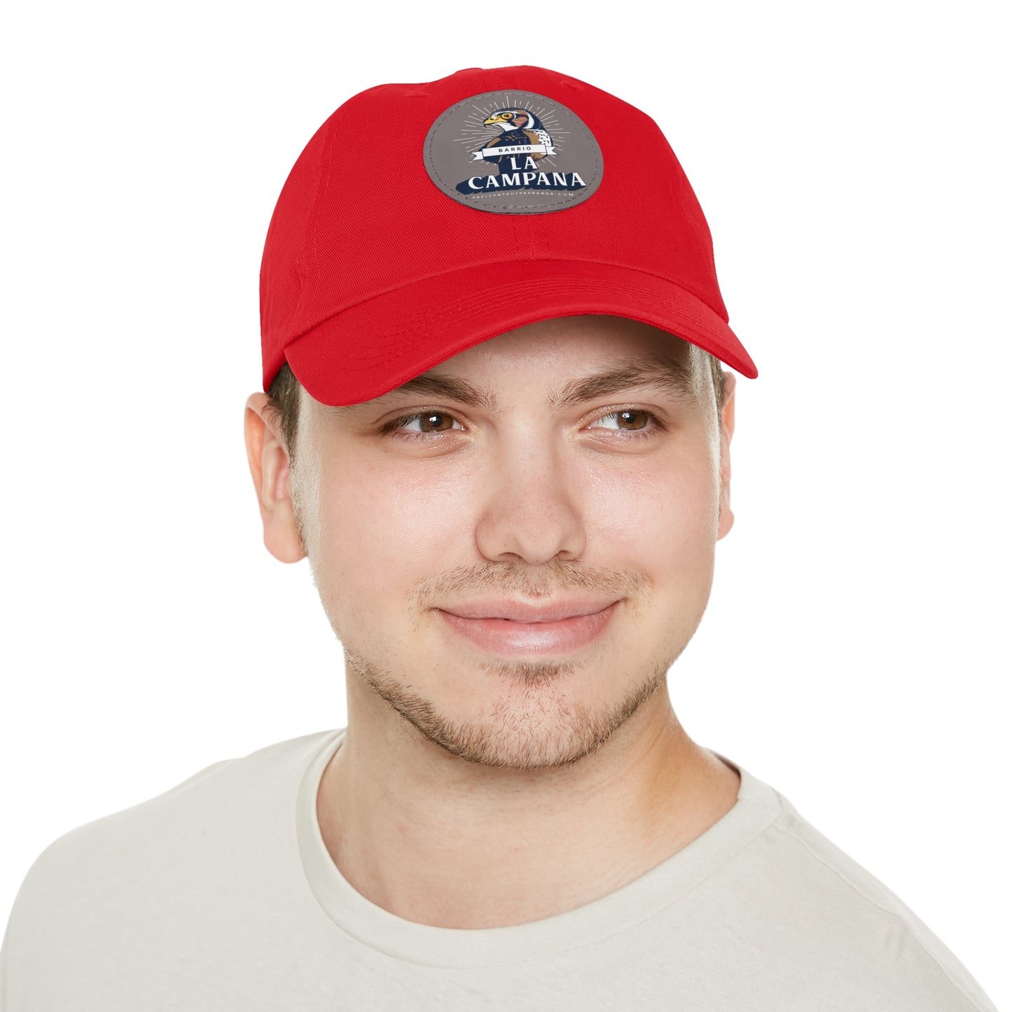 La Campana, Mayajigua. Dad Hat with Leather Patch (Round)