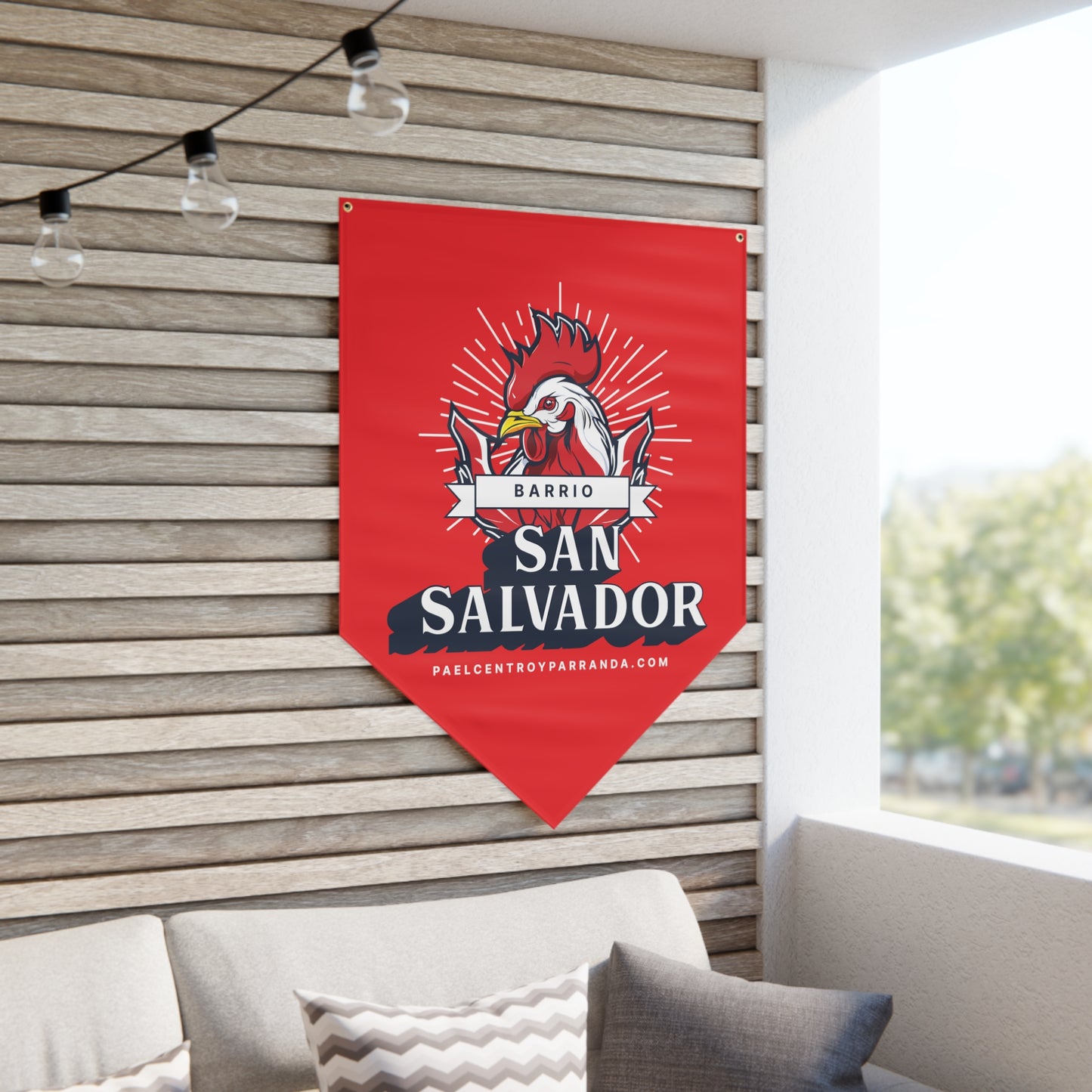 San Salvador, Remedios. Pennant Banner