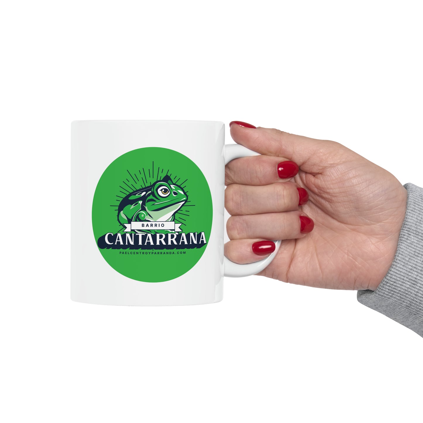 Cantarrana, Guayos. Ceramic Mug, 11oz