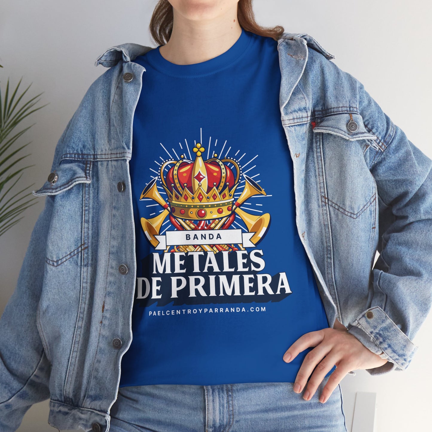 Metales de Primera. (adults) Unisex Heavy Cotton Tee