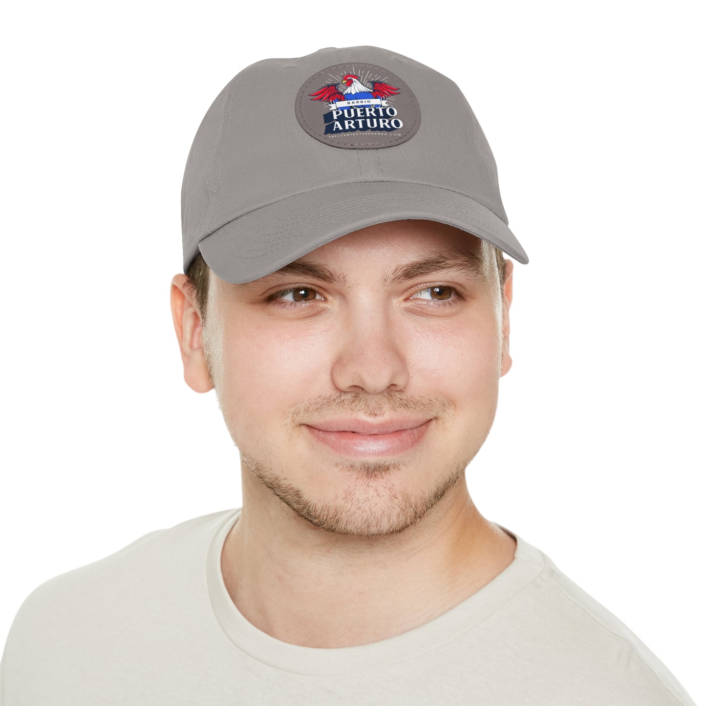 Puerto Arturo, Mayajigua. Dad Hat with Leather Patch (Round)