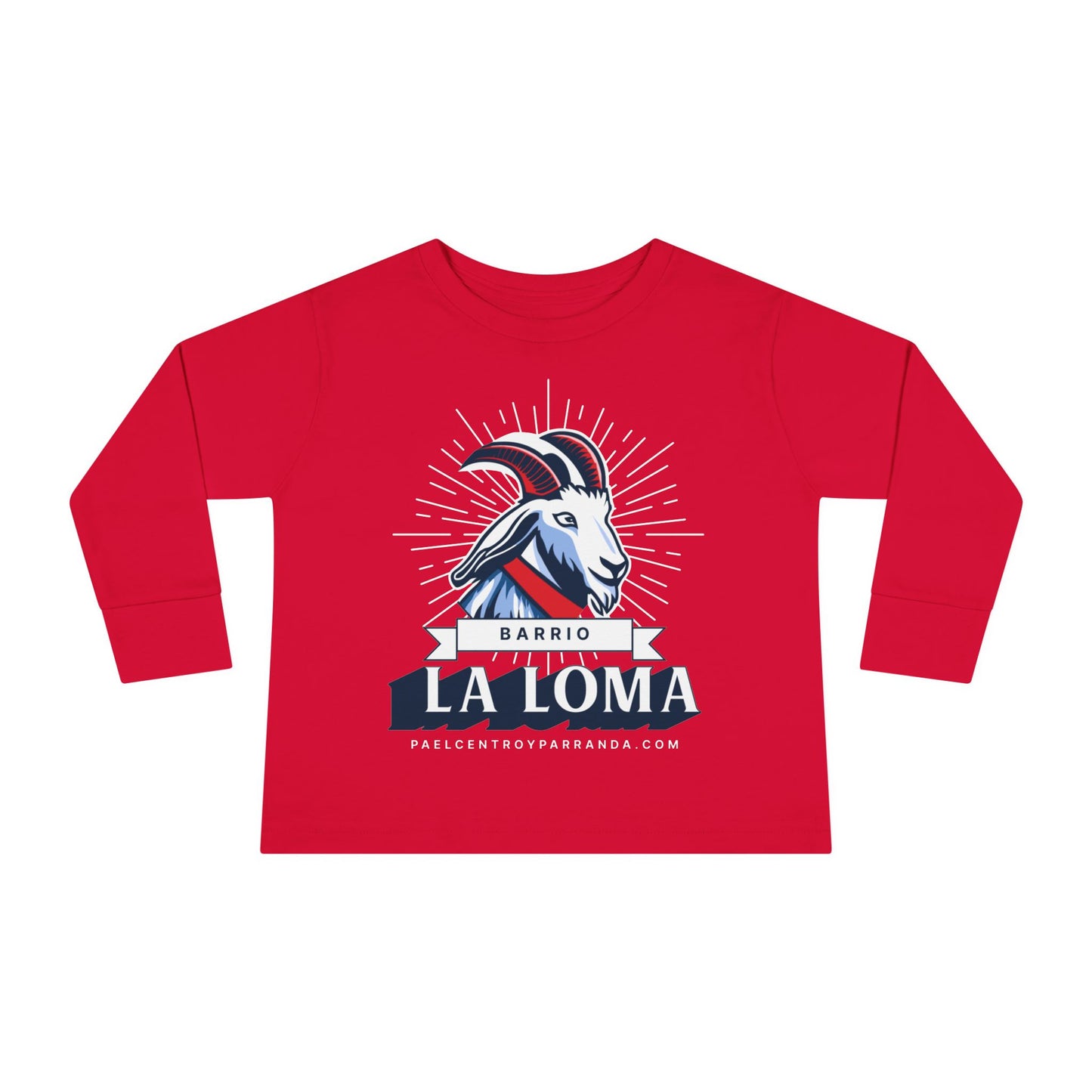 La Loma, Zulueta. Toddler Long Sleeve Tee