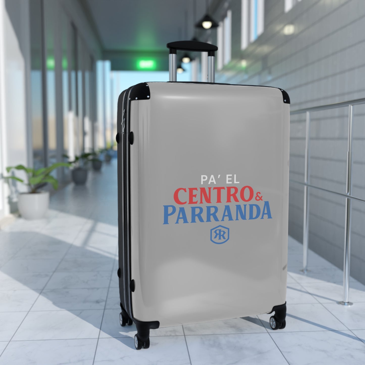 Pa´ el centro y parranda. Suitcase