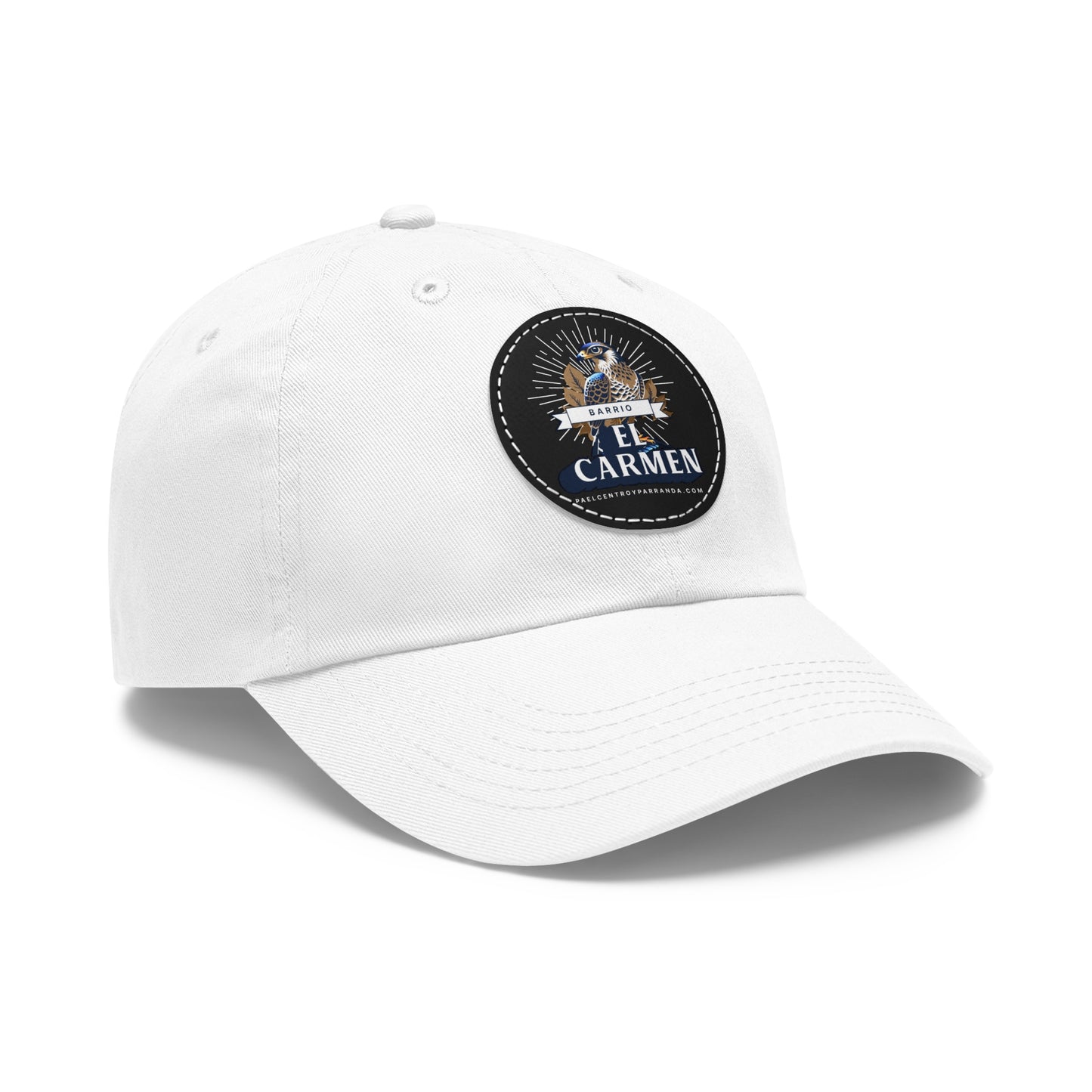 El Carmen, Remedios. Dad Hat with Leather Patch (Round)