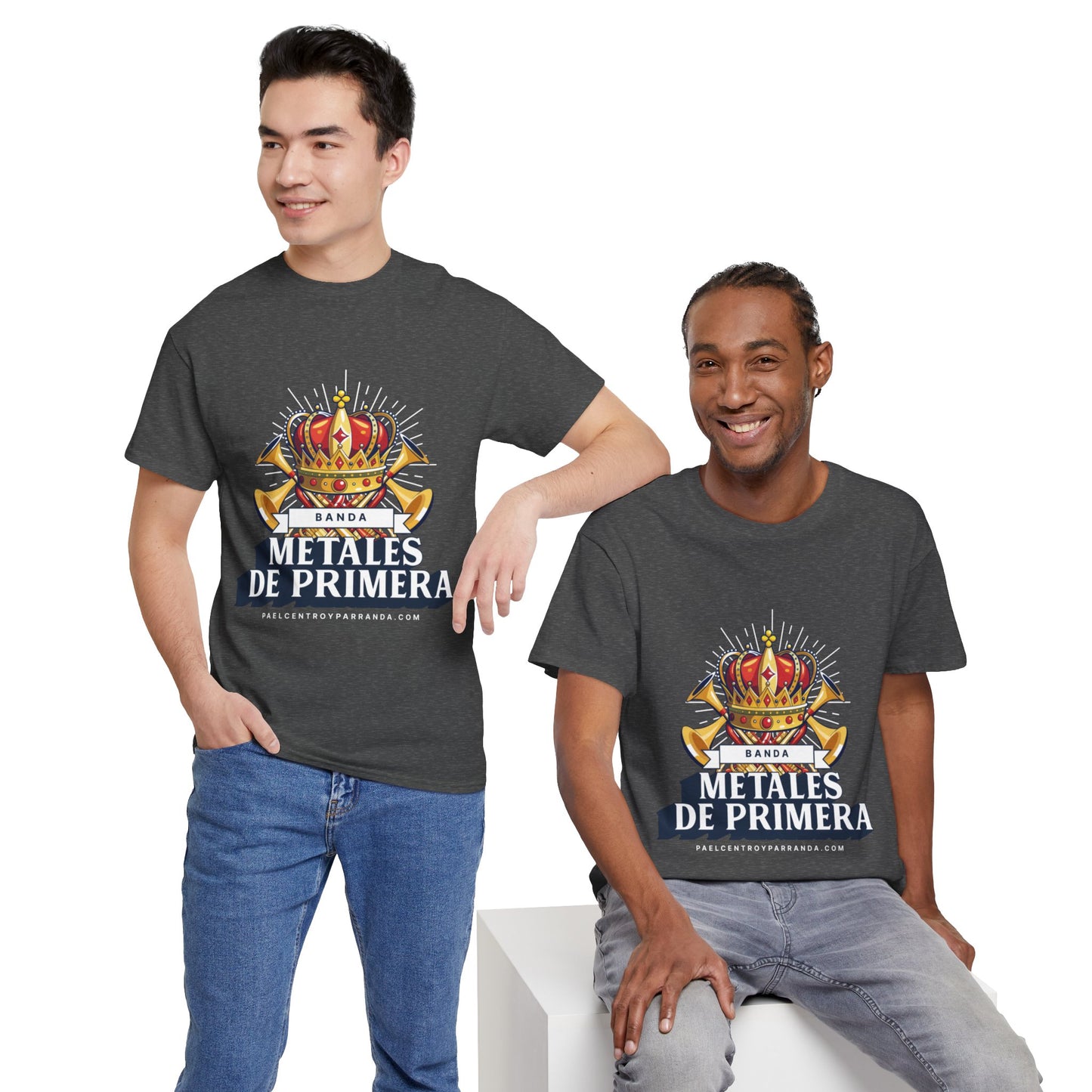 Metales de Primera. (adults) Unisex Heavy Cotton Tee