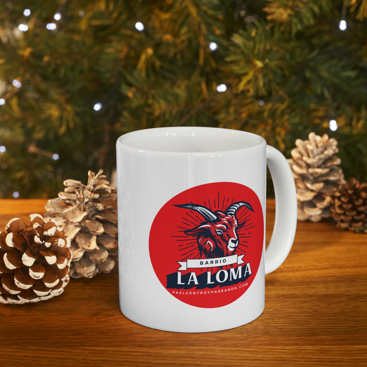 La Loma, Guayos. Ceramic Mug, 11oz
