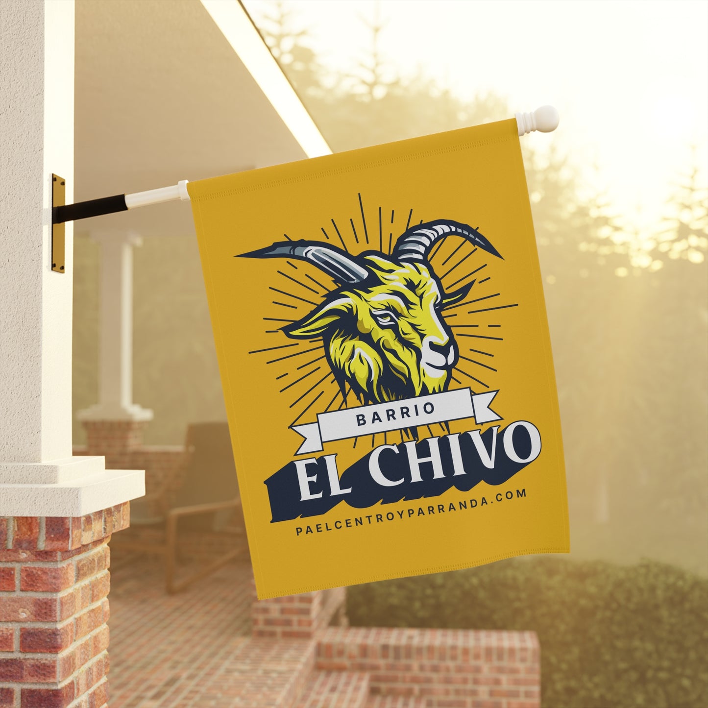 El Chivo, Zaza del Medio. Garden & House Banner