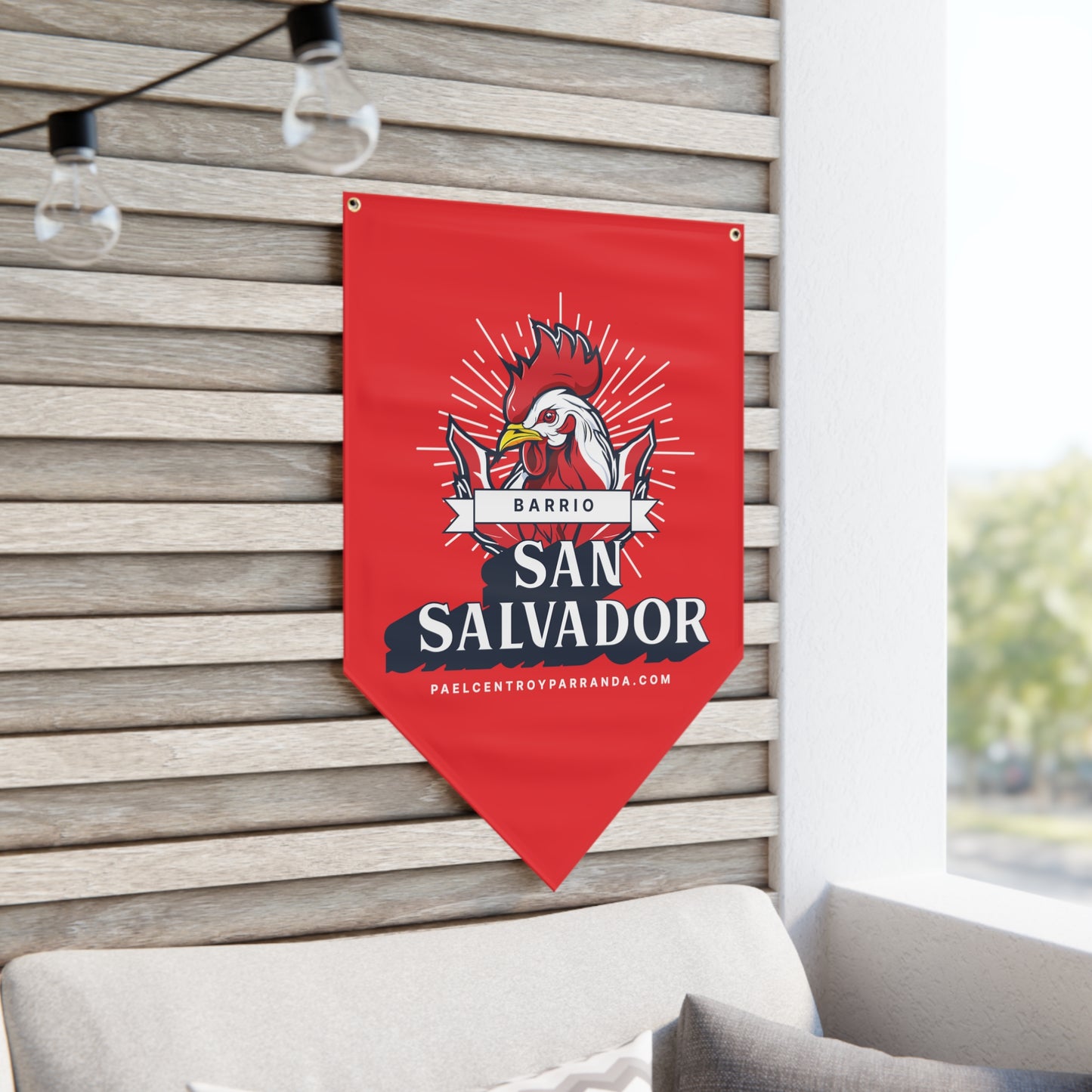 San Salvador, Remedios. Pennant Banner