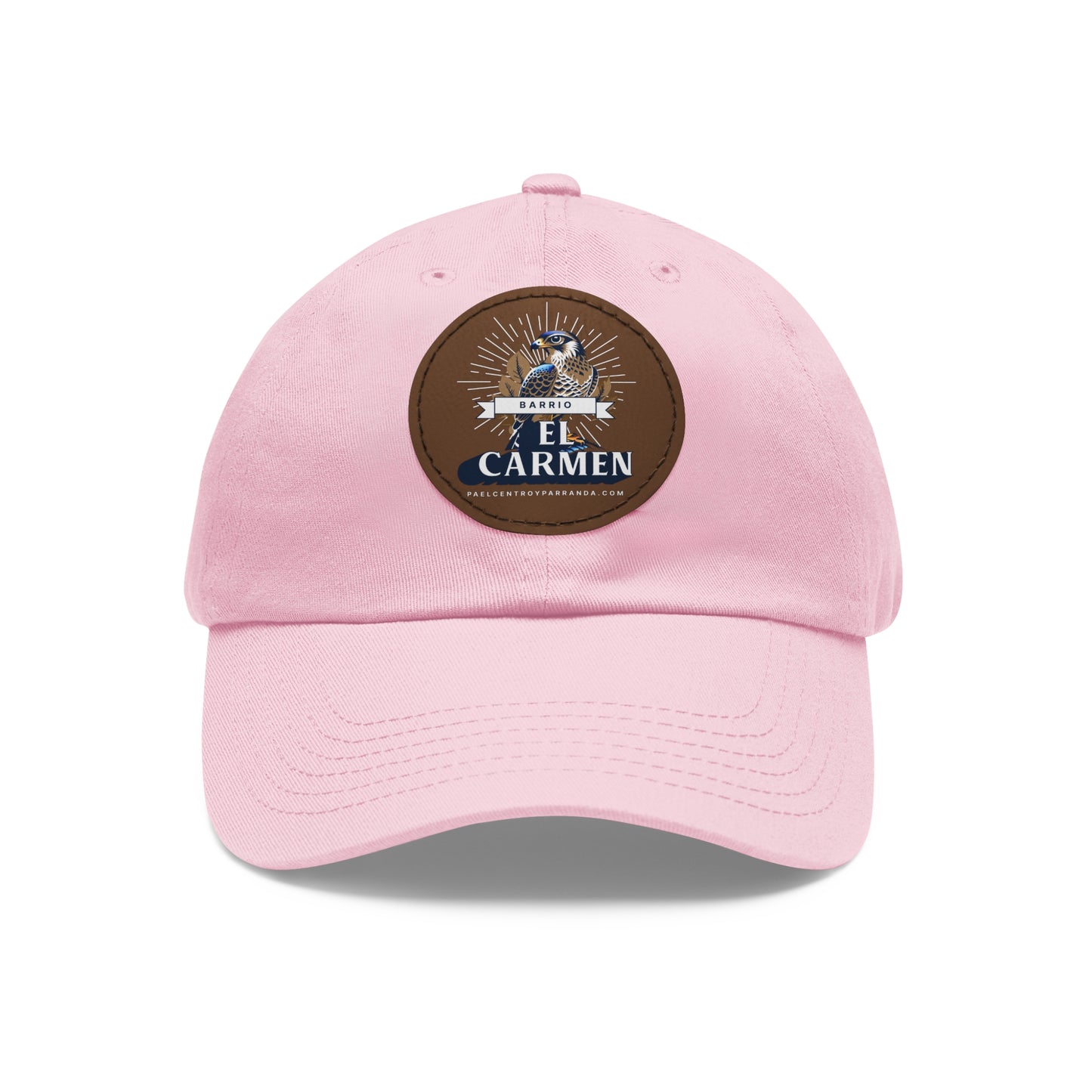 El Carmen, Remedios. Dad Hat with Leather Patch (Round)