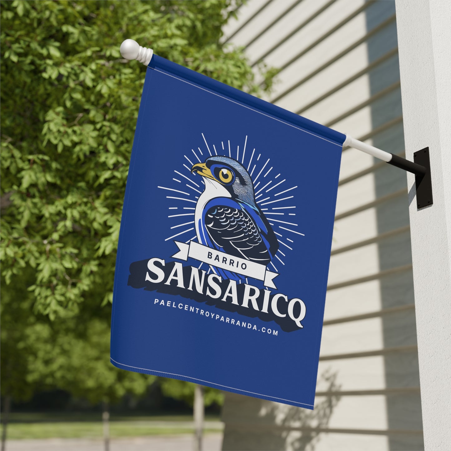 Sansaricq, Yaguajay. Garden & House Banner