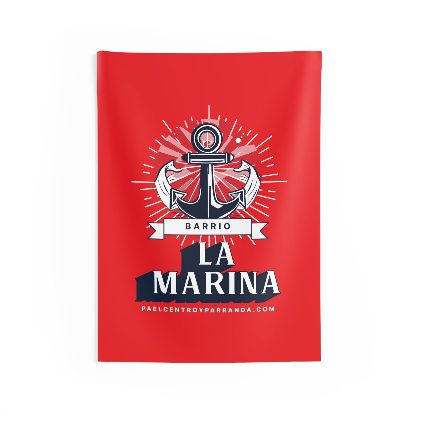 La Marina, Caibarién. Vertical. Indoor Wall Tapestries