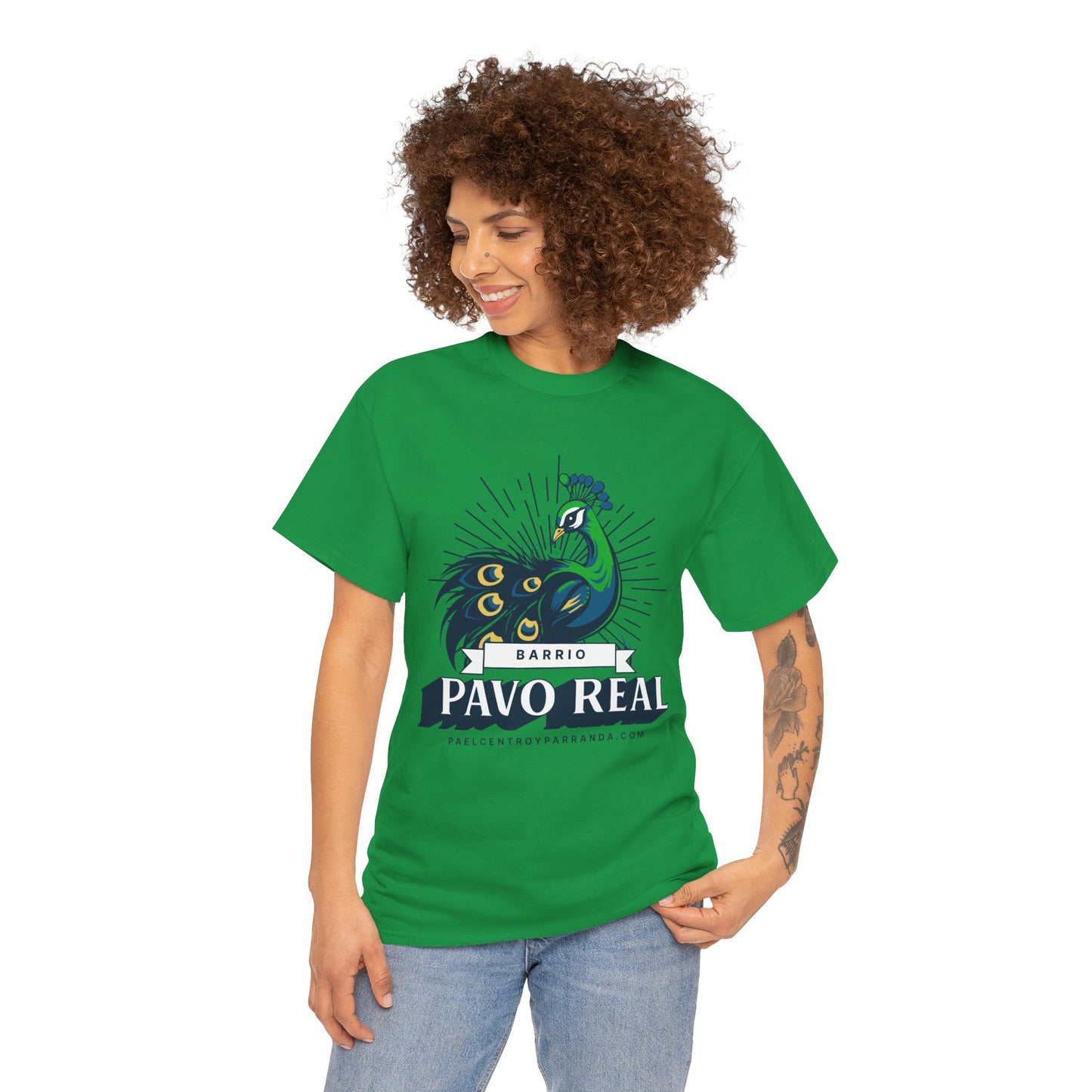 Pavo Real, El Santo. Unisex Heavy Cotton Tee