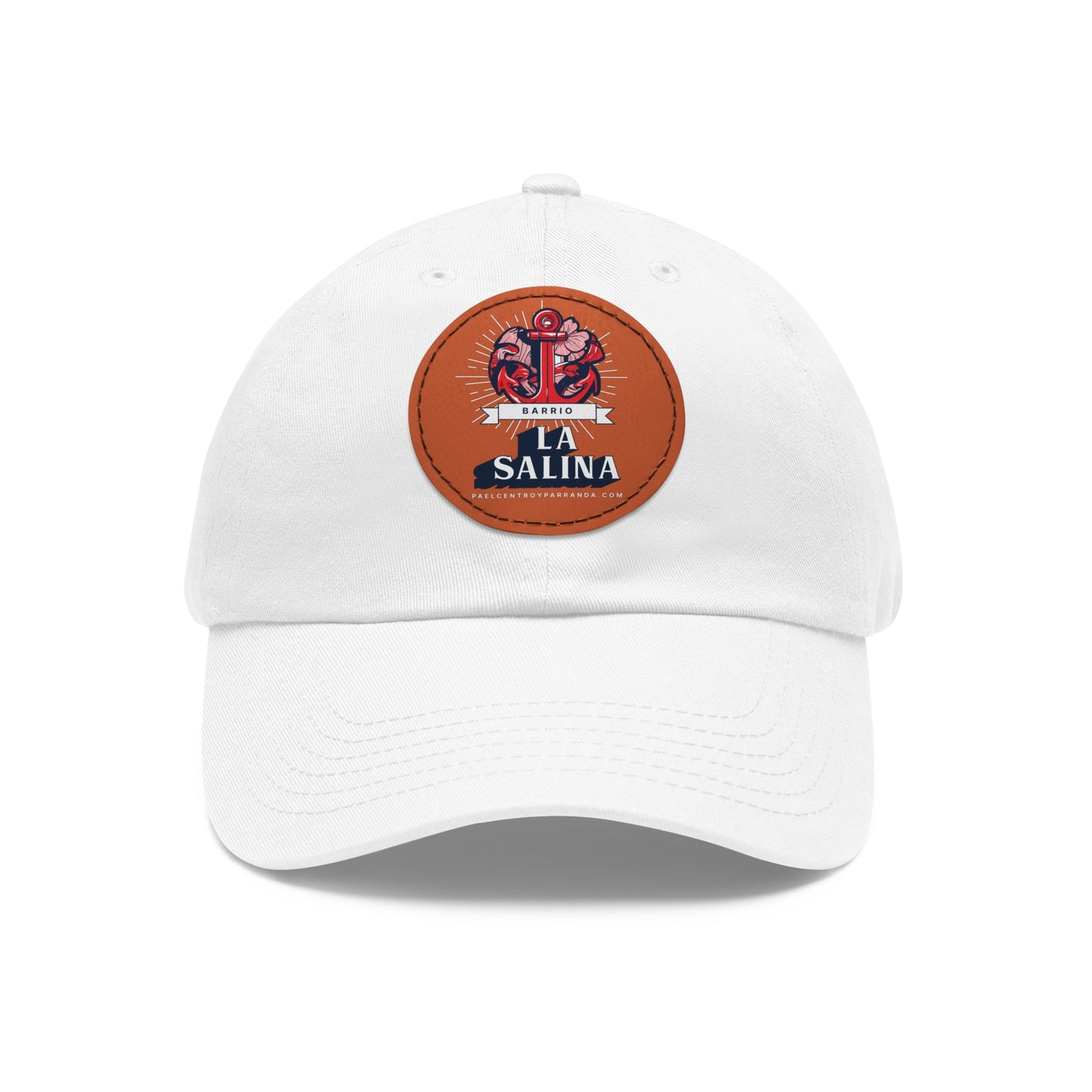 La Salina, Punta Alegre. Dad Hat with Leather Patch (Round)