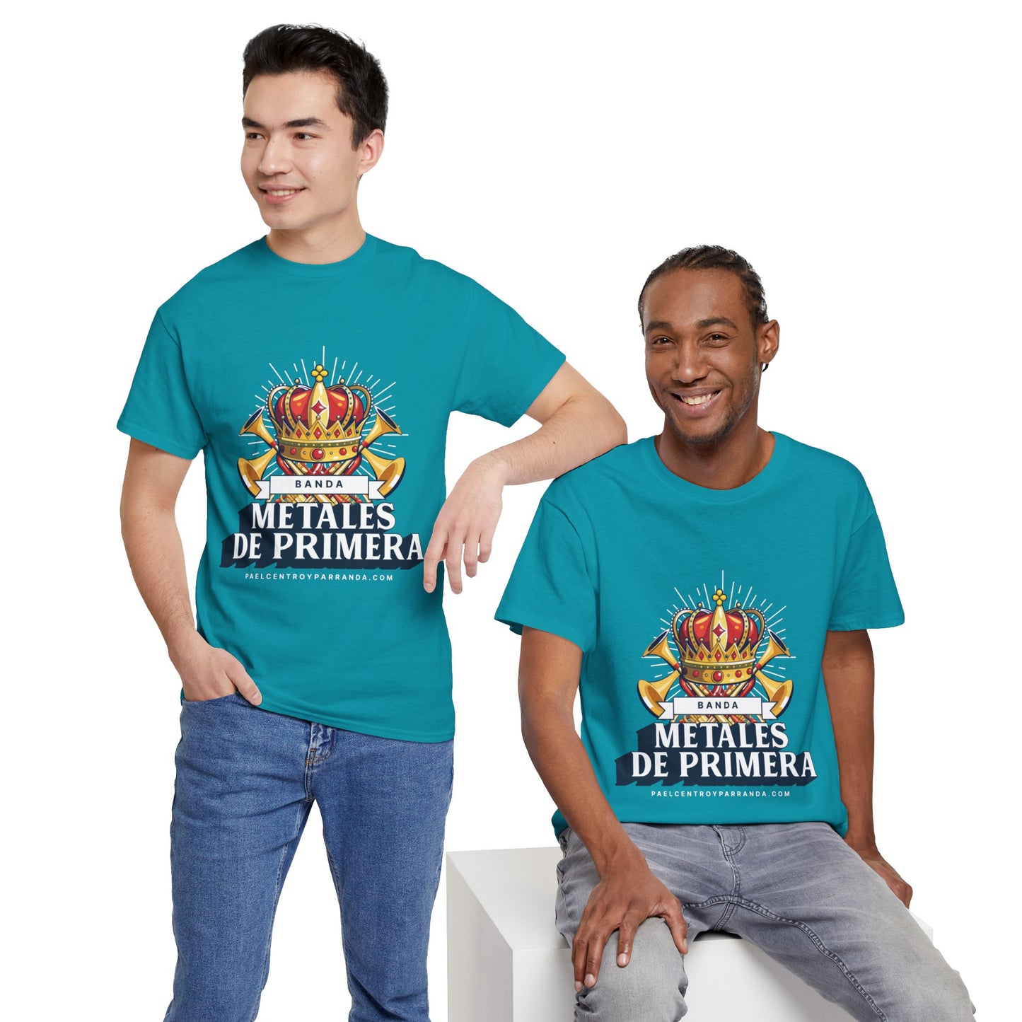 Metales de Primera. (adults) Unisex Heavy Cotton Tee