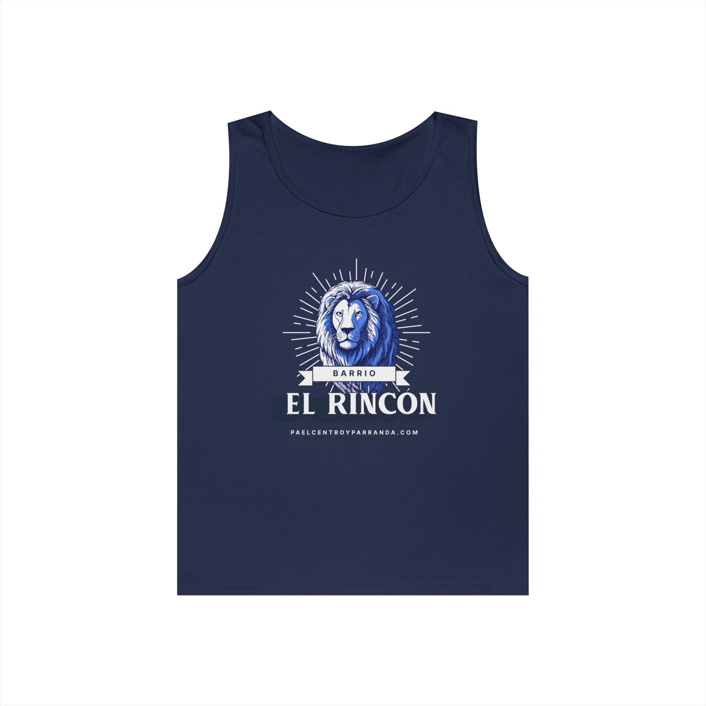 El Rincón, Mordazo. Unisex Heavy Cotton Tank Top - Casual Comfortable Apparel