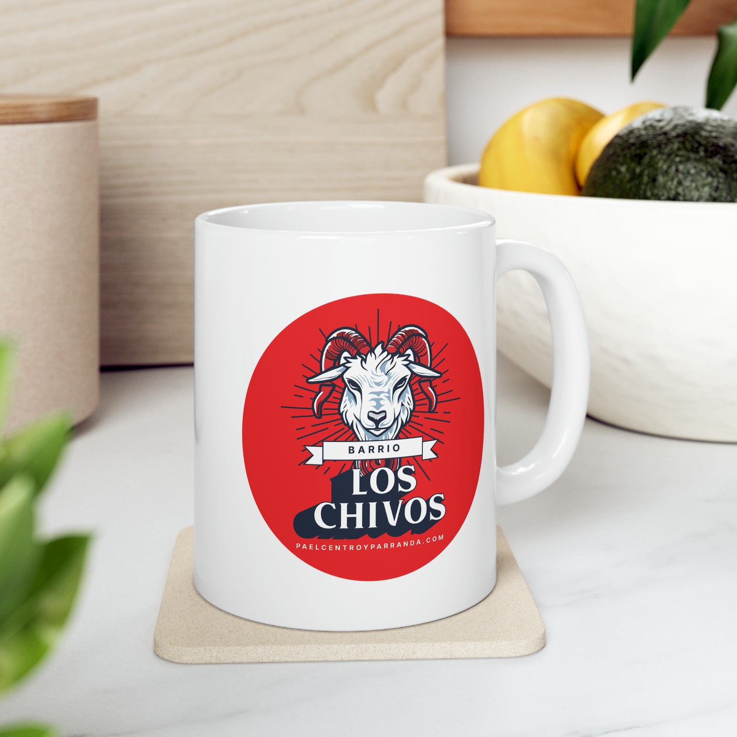 Los Chivos, Calabazar de Sagua. Ceramic Mug, 11oz