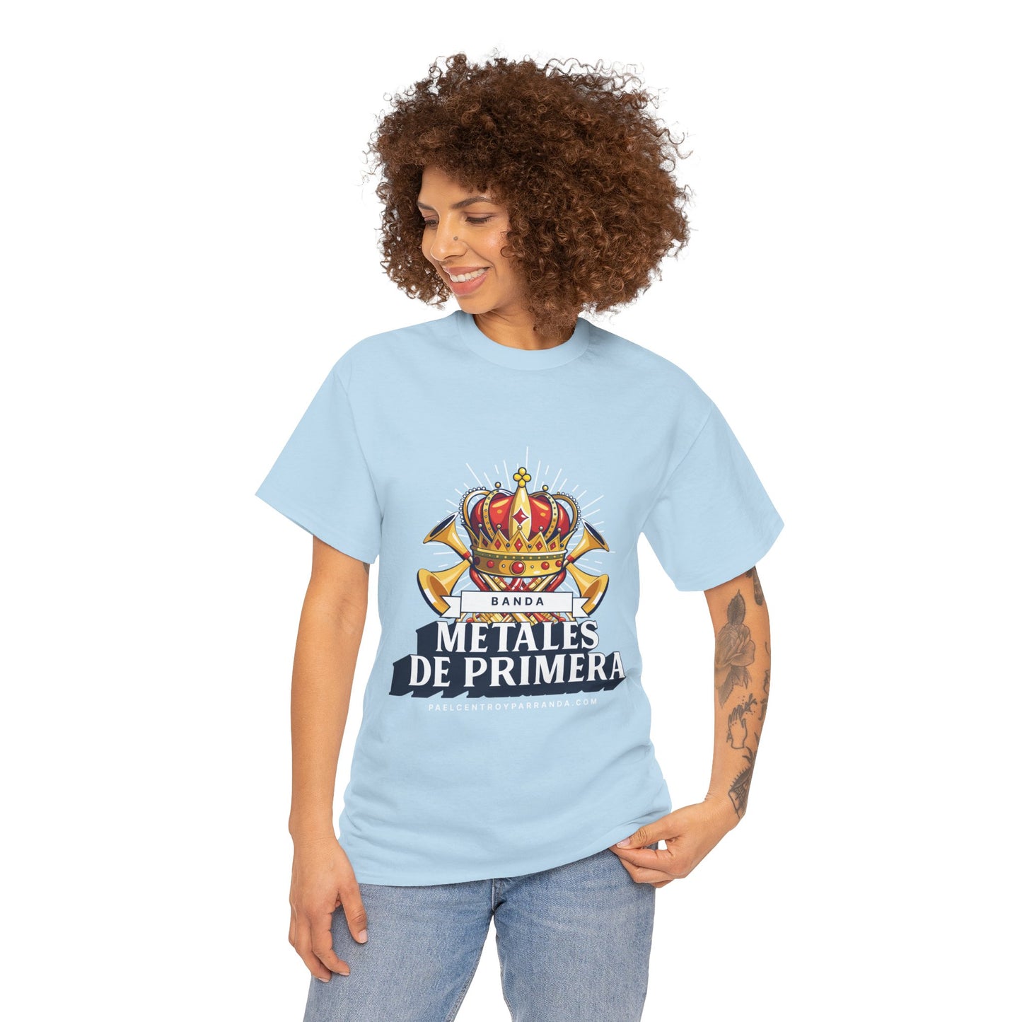 Metales de Primera. (adults) Unisex Heavy Cotton Tee