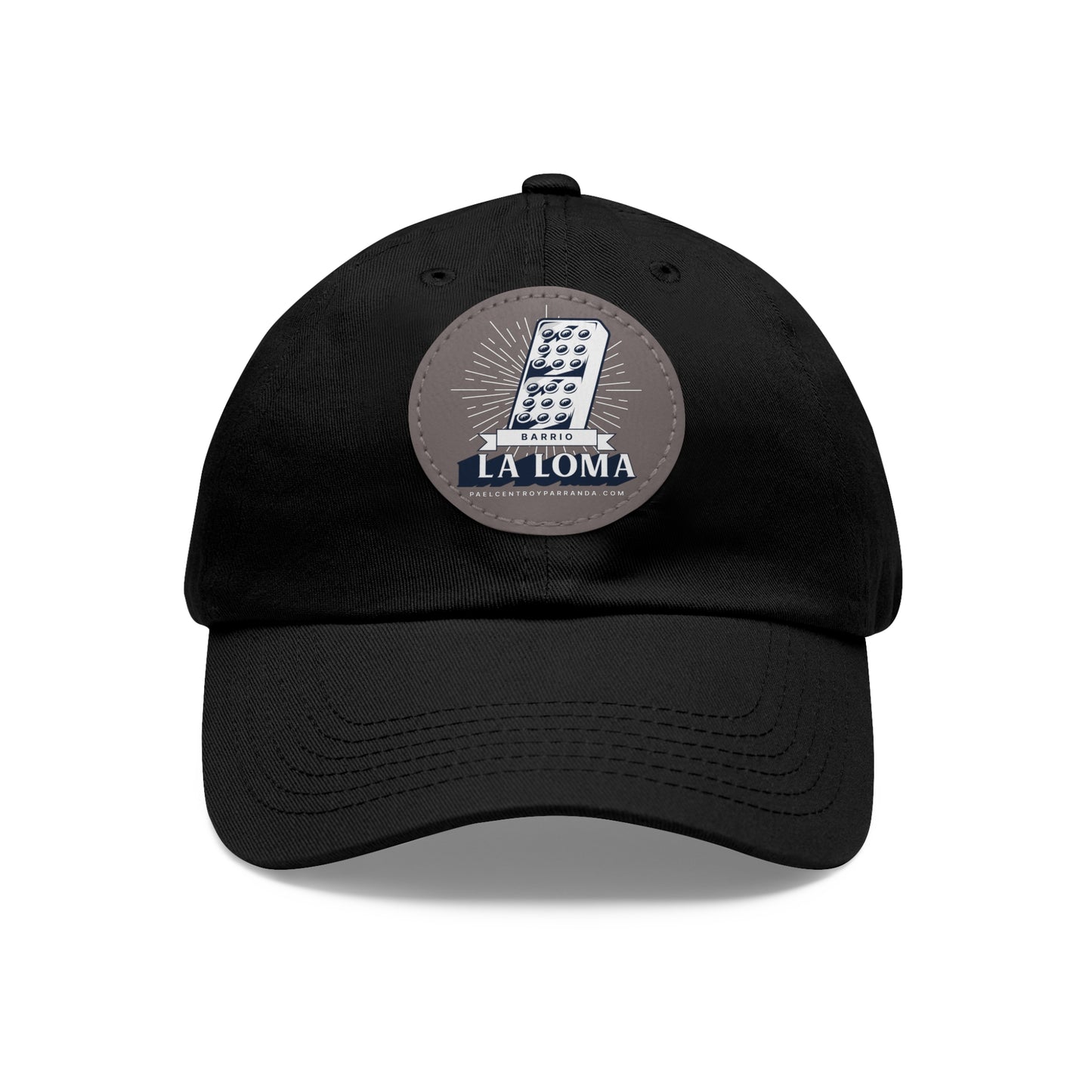 La Loma, Buenavista. Dad Hat with Leather Patch (Round)