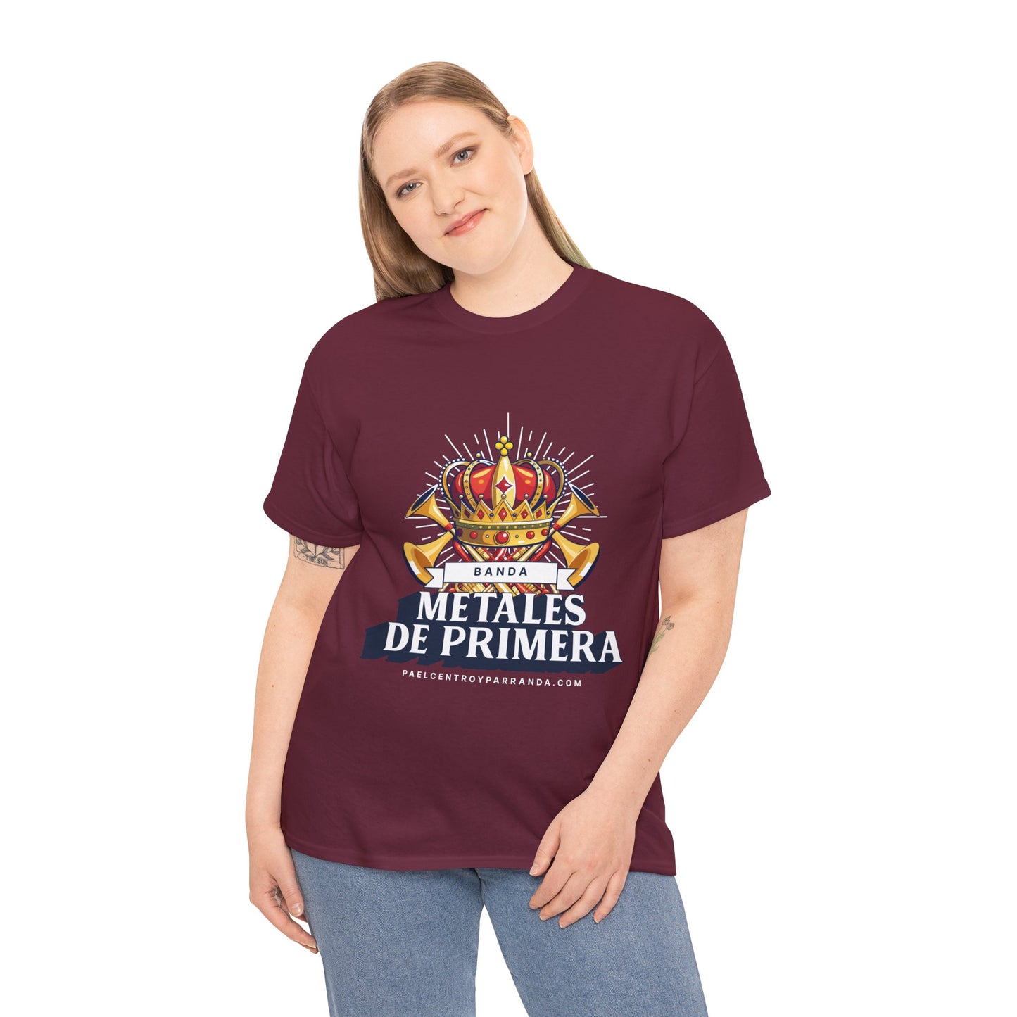 Metales de Primera. (adults) Unisex Heavy Cotton Tee