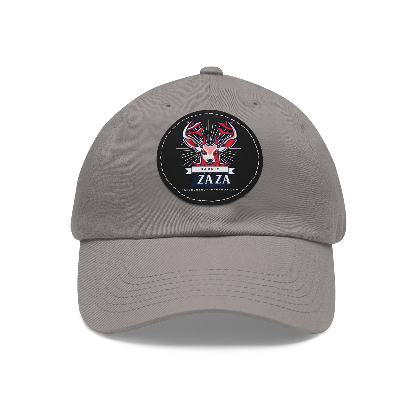 Zaza, Placetas. Dad Hat with Leather Patch (Round)