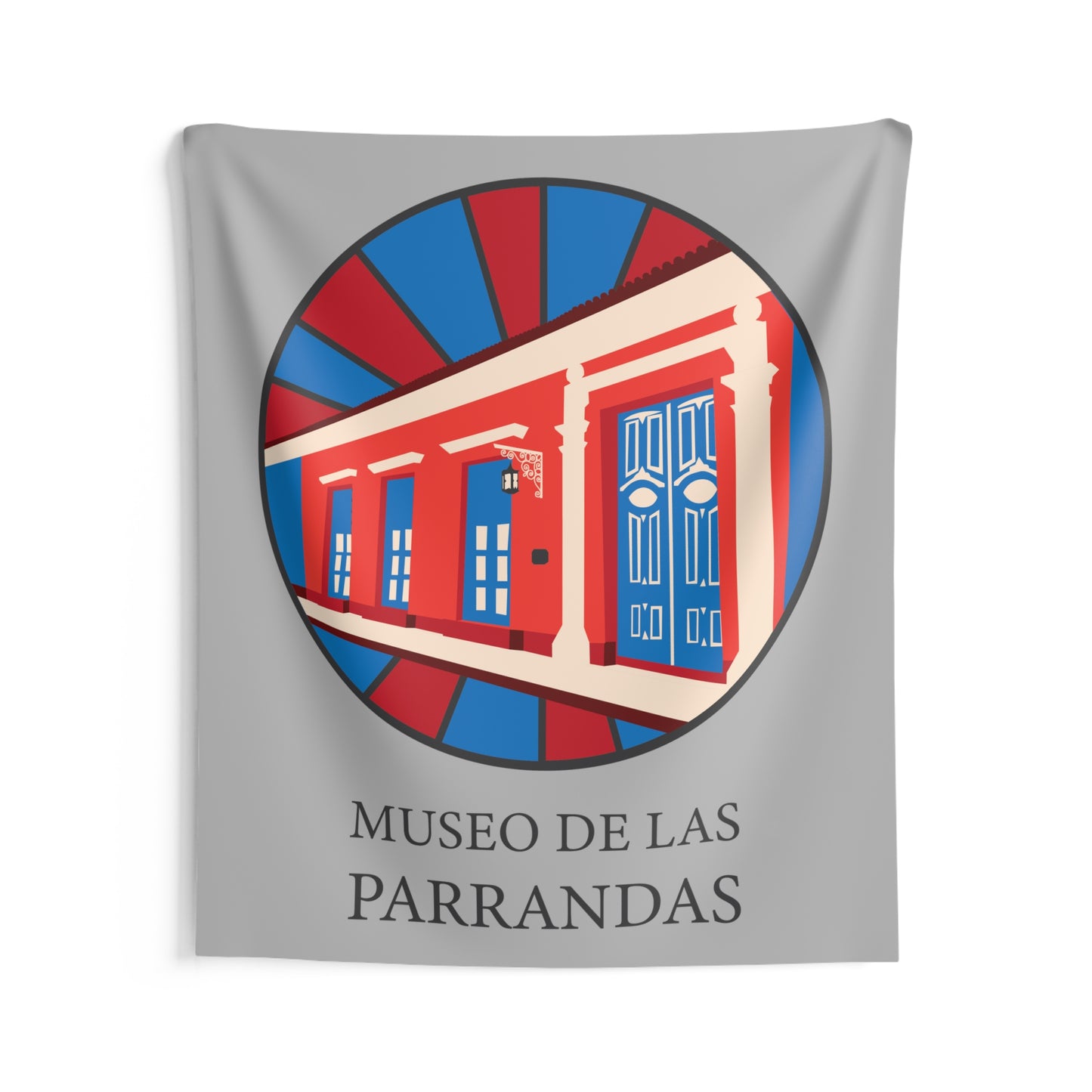 Museo de las parrandas, Remedios. Indoor Wall Tapestry.