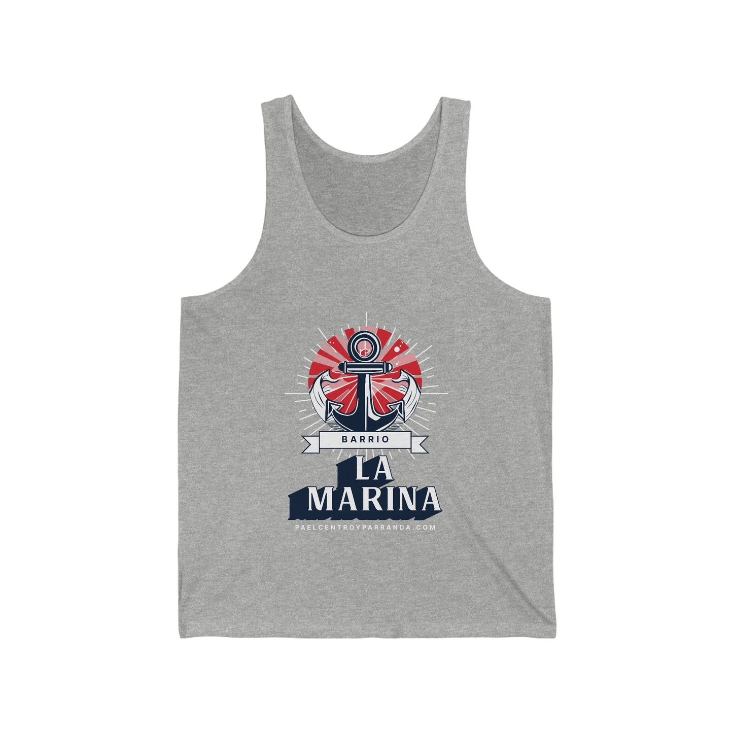 La Marina, Caibarién. Unisex Jersey Tank