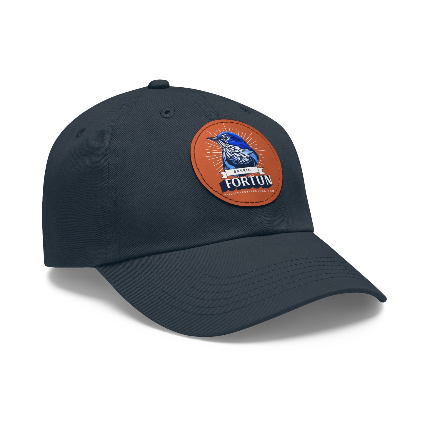 Fortún, Placetas. Dad Hat with Leather Patch (Round)