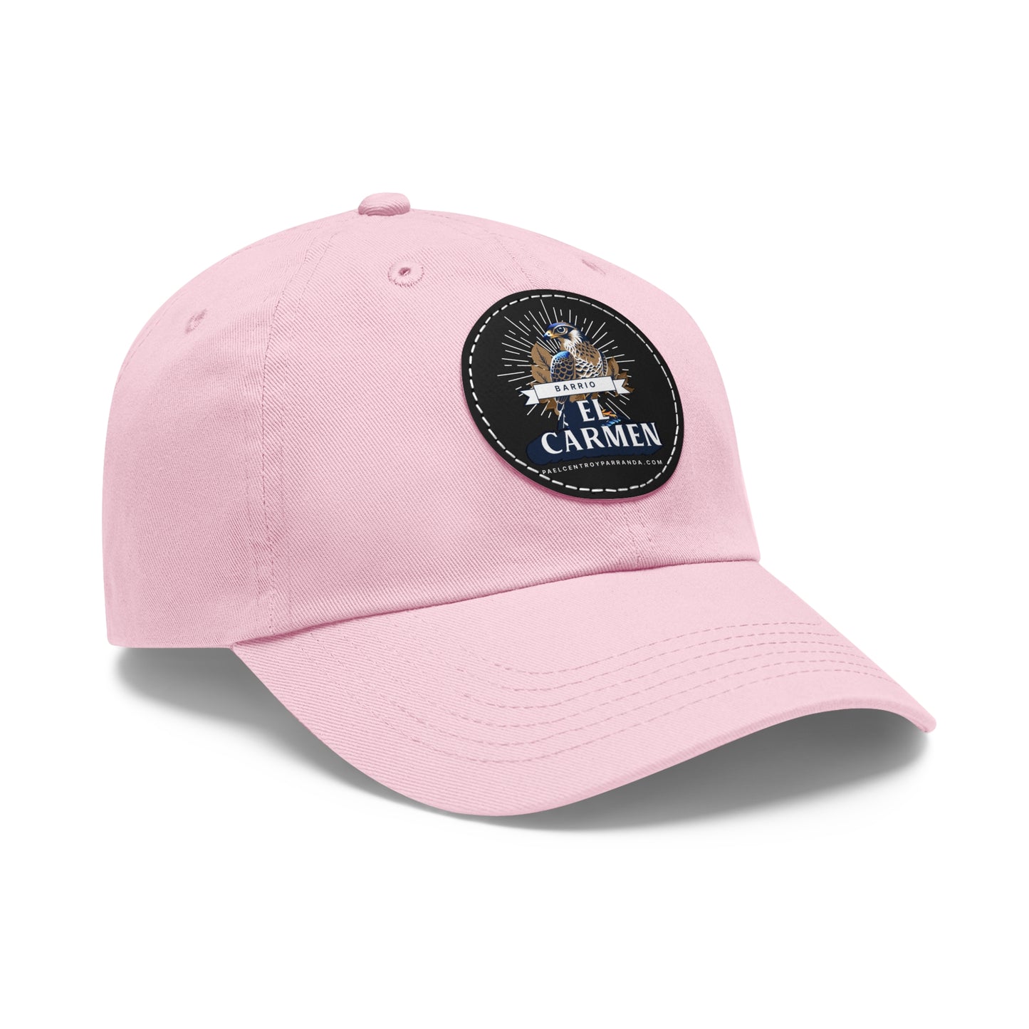 El Carmen, Remedios. Dad Hat with Leather Patch (Round)